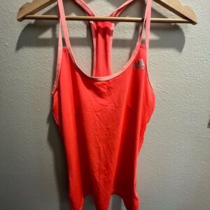 Adidas Women's Bright Orange Tank Top